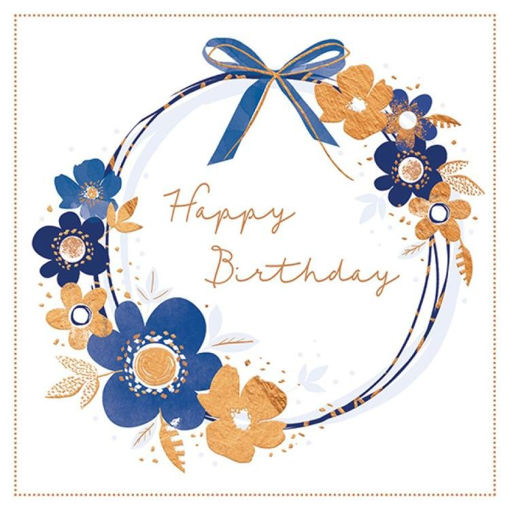 Picture of HAPPY BIRTHDAY CARD FLOWERS